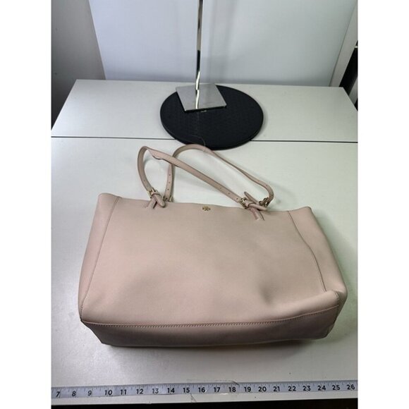 Tory Burch Canvas Pink Leather Shoulder Bag - Picture 4 of 12